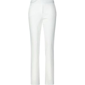Chiara Boni, Dames, Broeken, Wit, Maat: XS Leer,