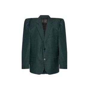 Balenciaga Wollen jas , Green , Heren , Maat: L