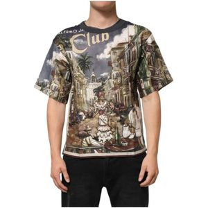 T-shirt - Multicolor - Palermo Jazz Club - Crew Neck