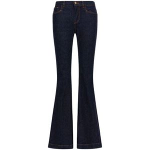 Roberto Cavalli, Dames, Jeans, Blauw, Maat: S Katoen,