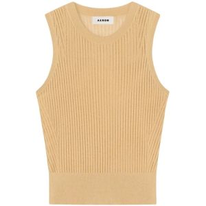 Aeron, Dames, Tops, Beige, Maat: M