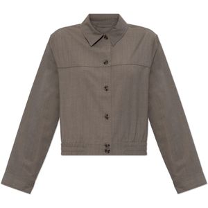 Samsøe Samsøe, Dames, Blouses & Shirts, Groen, Maat: XS Wol,