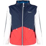 Pepe Jeans - Eenvoudige Stijl Jas - Wit - Heren - Met Capuchon en Meerdere Zakken