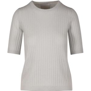 Allude, Dames, Truien, Grijs, Maat: S Kasjmier,