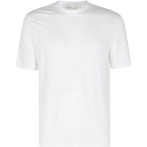 Filippo De Laurentiis, Heren, Tops, Wit, Maat: L Linnen,