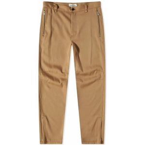 Lanvin, Heren, Broeken, Bruin, Maat: S Wol,