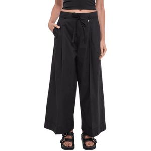 Liu Jo, Dames, Broeken, Zwart, Maat: M