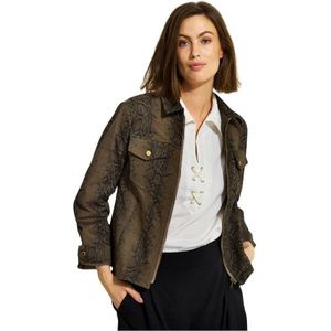 IN Front, Dames, Jassen, Bruin, Maat: S