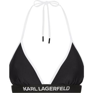 Karl Lagerfeld, Dames, Badkleding, Zwart, Maat: L Polyamide,