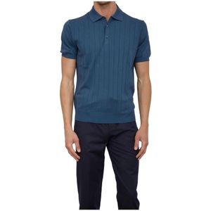 Corneliani, Heren, Tops, Blauw, Maat: 3XL Katoen,