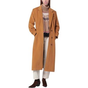 Isabel Marant, Dames, Mantels, Bruin, Maat: XS