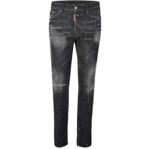 Dsquared2 5 Pockets Pant , Black , Heren , Maat: XL