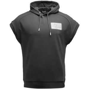 Emporio Armani Ea7, Heren, Sweatshirts & Hoodies, Grijs, Maat: L Katoen,
