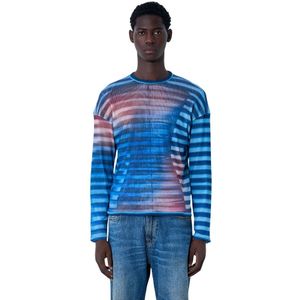 Jean Paul Gaultier, Heren, Tops, Blauw, Maat: XL Polyamide,