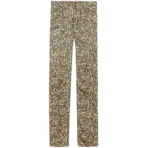 Isabel Marant, Dames, Broeken, Bruin, Maat: S Katoen,