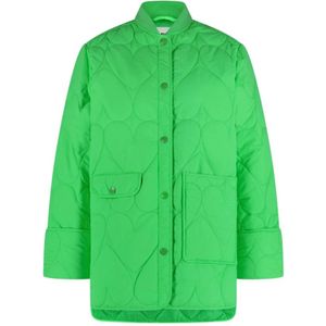 Gewatteerde Jas - Effen - Normale Pasvorm