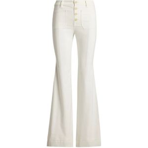 Ralph Lauren, Dames, Broeken, Wit, Maat: S Katoen,