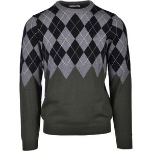 Sun68, Heren, Truien, Veelkleurig, Maat: M Katoen,