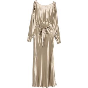 Andamane, Dames, Jurken, Beige, Maat: XS Viscose,