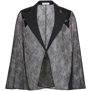 Nina Ricci, Dames, Jassen, Zwart, Maat: 2XS