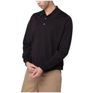 John Smedley, Heren, Tops, Bruin, Maat: XL Wol,