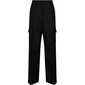 Off White, Heren, Broeken, Zwart, Maat: L Katoen,