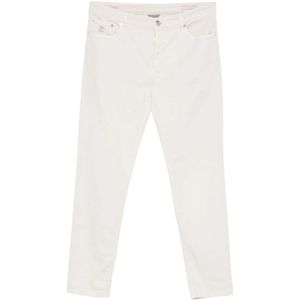 Brunello Cucinelli, Heren, Jeans, Beige, Maat: 2XL Katoen,