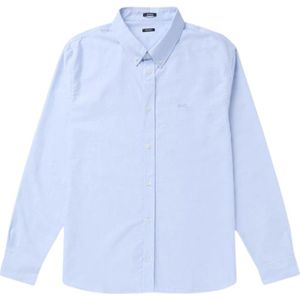 Denham, Heren, Overhemden, Blauw, Maat: S Katoen,