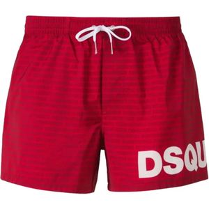 Dsquared2, Heren, Badkleding, Rood, Maat: M