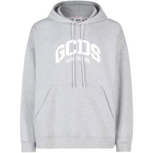 Gcds, Heren, Sweatshirts & Hoodies, Grijs, Maat: XS