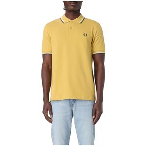 Fred Perry - Twin Tipped Polo Shirt - Poloshirt - Wit - Katoen