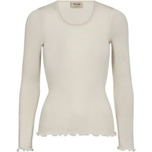 MOS Mosh, Dames, Tops, Beige, Maat: M/L Wol,