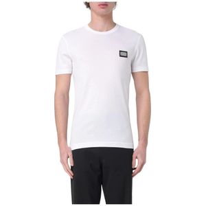 Dolce & Gabbana, Heren, Tops, Wit, Maat: L Katoen,