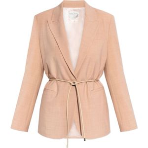 Forte Forte, Dames, Jassen, Roze, Maat: XS Linnen,