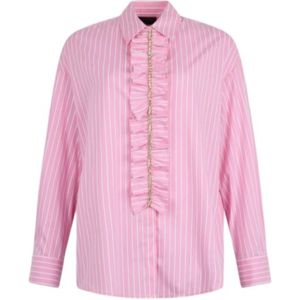 Liu Jo, Dames, Blouses & Shirts, Roze, Maat: 2XS