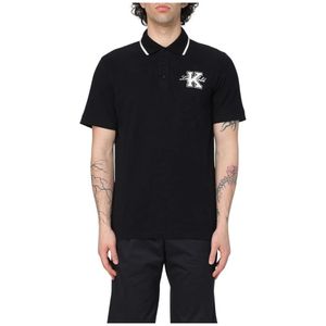 Karl Lagerfeld, Heren, Tops, Zwart, Maat: XL