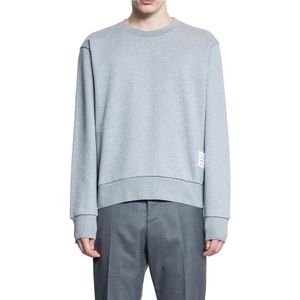 Thom Browne, Heren, Sweatshirts & Hoodies, Grijs, Maat: S Katoen,