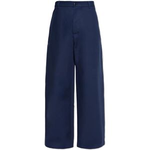 Acne Studios, Heren, Broeken, Blauw, Maat: M Satijn,