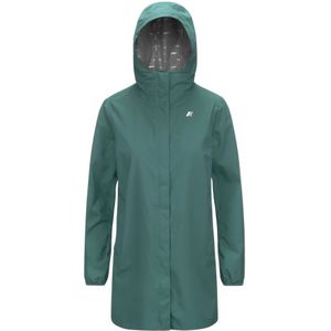 K-Way, Dames, Jassen, Groen, Maat: 6XL Poliester,