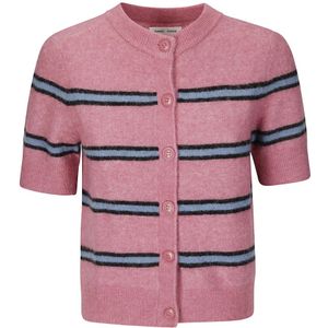 Samsøe Samsøe, Dames, Truien, Roze, Maat: S Wol,