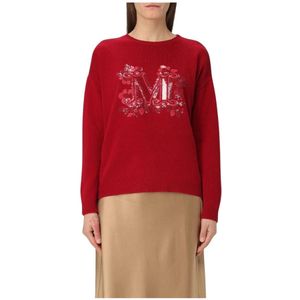 Max Mara, Dames, Truien, Rood, Maat: L