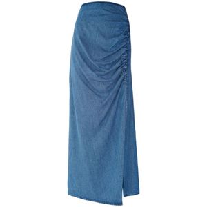 March23, Dames, Rokken, Blauw, Maat: S