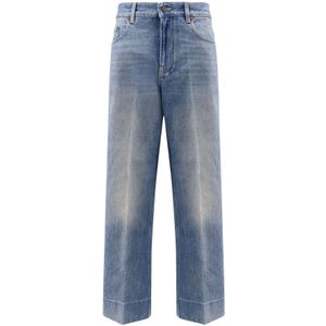 Valentino, Dames, Jeans, Blauw, Maat: W26 Katoen,