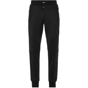 Philipp Plein, Heren, Broeken, Zwart, Maat: L