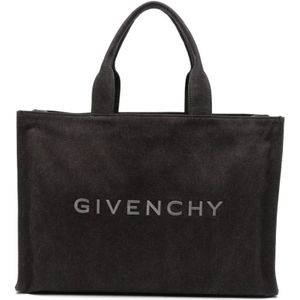 Givenchy, Heren, Tassen, Zwart, Maat: ONE Size Katoen,