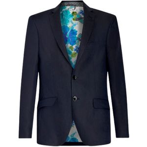 Etro, Heren, Jassen, Blauw, Maat: L Wol,