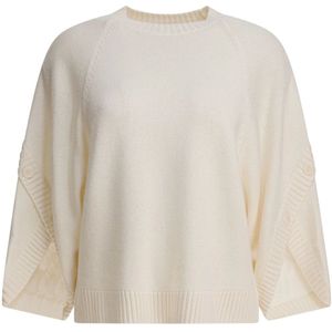 Max Mara, Dames, Truien, Wit, Maat: S Wol,