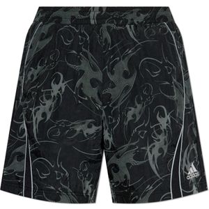 ADIDAS ORIGINALS Broek 'ADILENIUM'  grijs / zilvergrijs / zwart