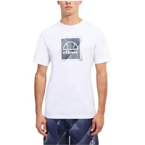 Ellesse, Heren, Tops, Wit, Maat: XL Katoen,