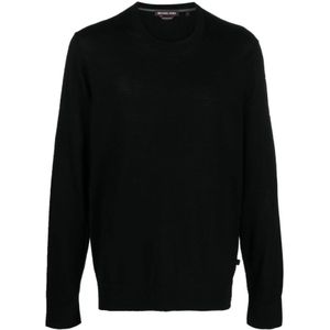 Michael Kors, Heren, Truien, Zwart, Maat: XL Wol,